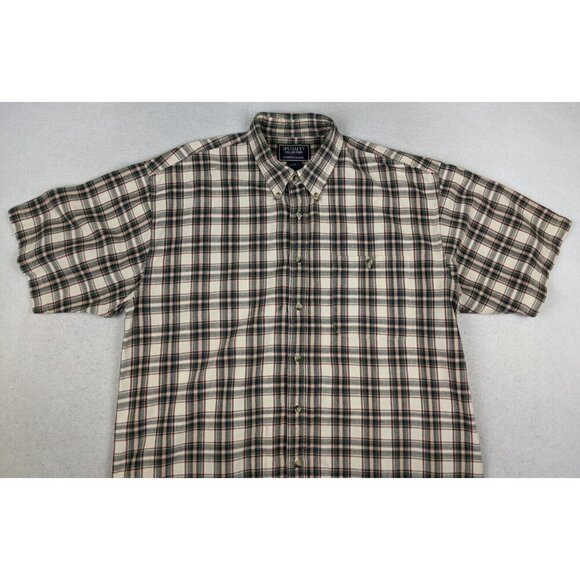 SPECIALTY COLLECTION AUTHENTIC CLASSICS - MEN'S PLAID SHORT SLEEVE BUTTON-UP L - Picture 4 of 15